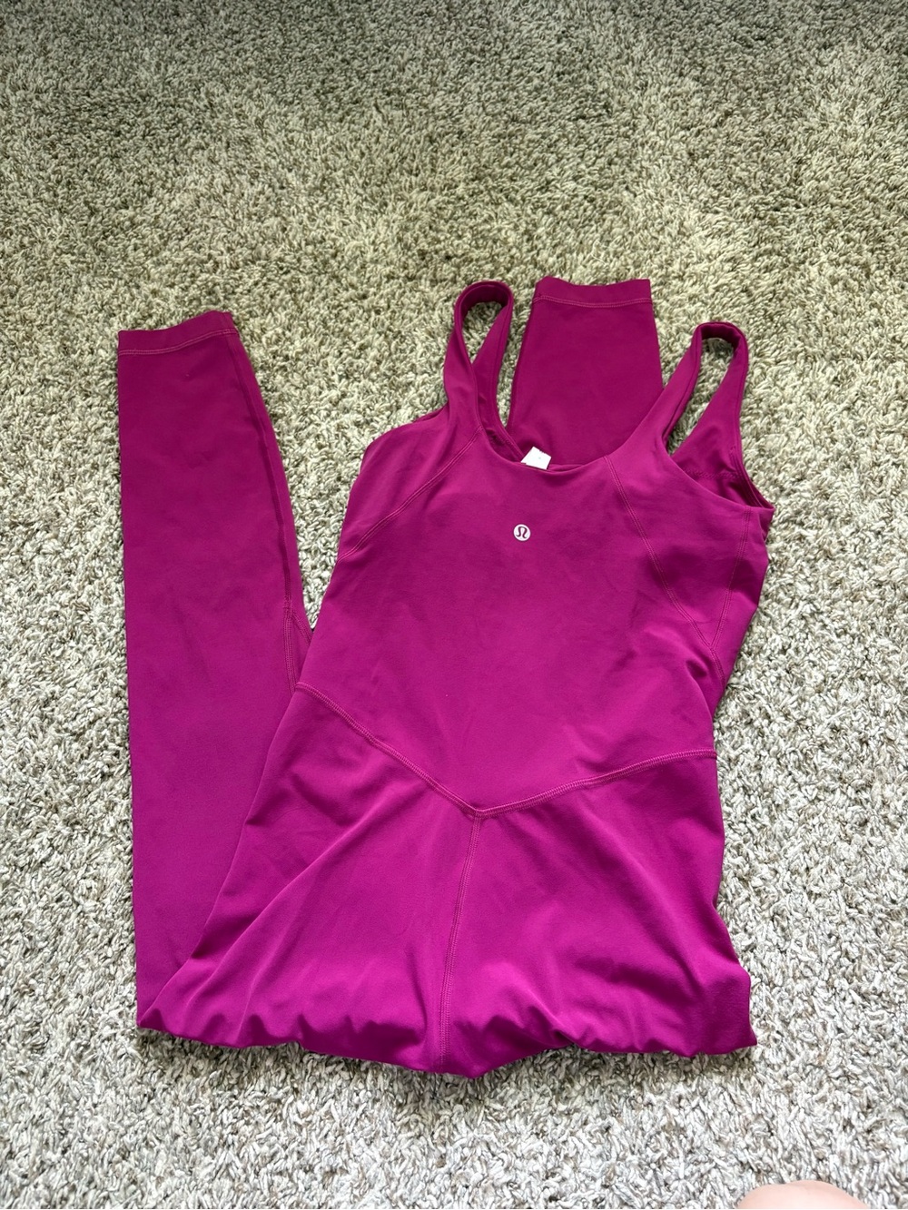 Lululemon Fuchsia One-Piece Active Jumpsuit